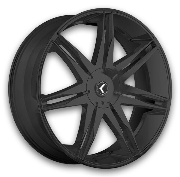 Kraze Wheels KR143 Epic 24x9.5 Satin Black 5x127/5x139.7 +18mm 87mm