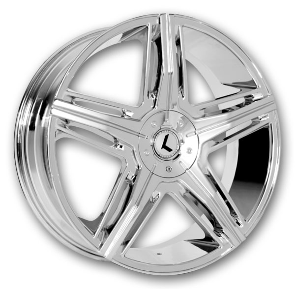 Kraze Wheels KR158 Hype 20x8.5 Chrome 5x115/5x120 +15mm 74.1mm