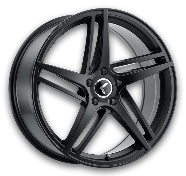 Kraze Wheels KR195 Milano 20x8.5 Satin Black 5x108 +38mm 63.5mm