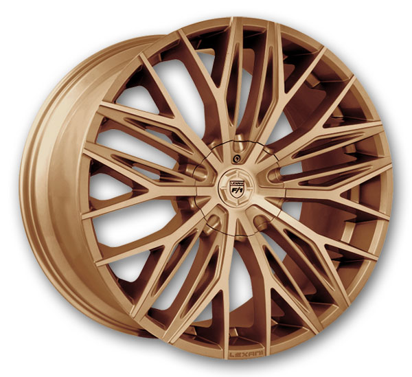 Lexani Wheels Aries HD 22x10 All Bronze 5x150 +25mm 74.1mm