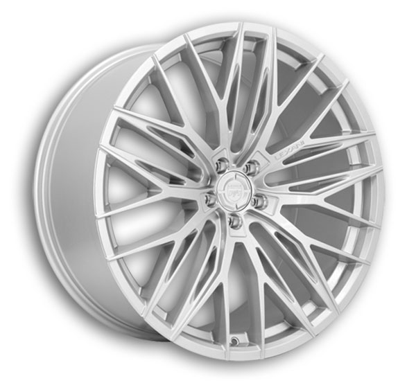 Lexani Wheels Aries 20x9 Silver 5x120 +25mm 74.1mm