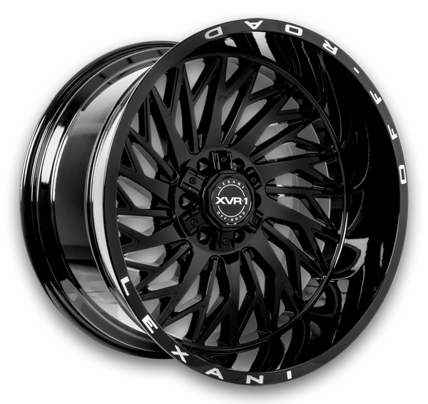 Lexani Offroad XVR-1 Wheels Compass 20x10 Full Gloss Black 6x135/5x139.7 +18mm 74.1mm