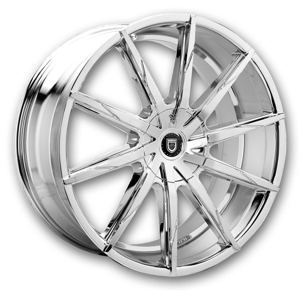Lexani Wheels CSS-15 20x9 Full Chrome 5x120 +25mm 74.1mm