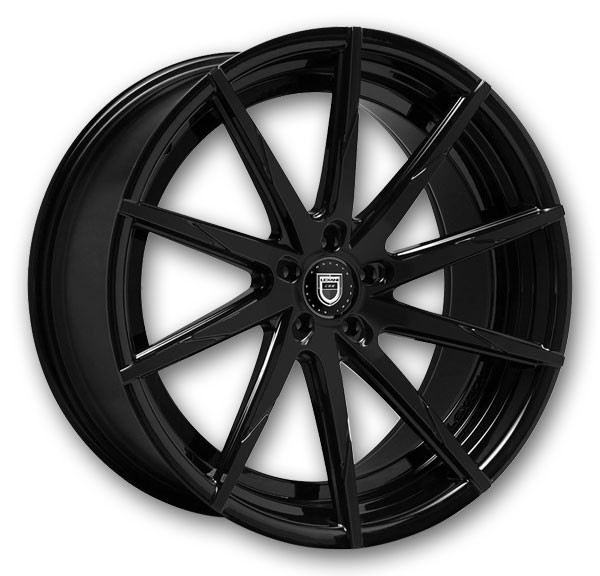 Lexani Wheels CSS-15 20x8.5 Full Gloss Black 5x112 +40mm 74.1mm