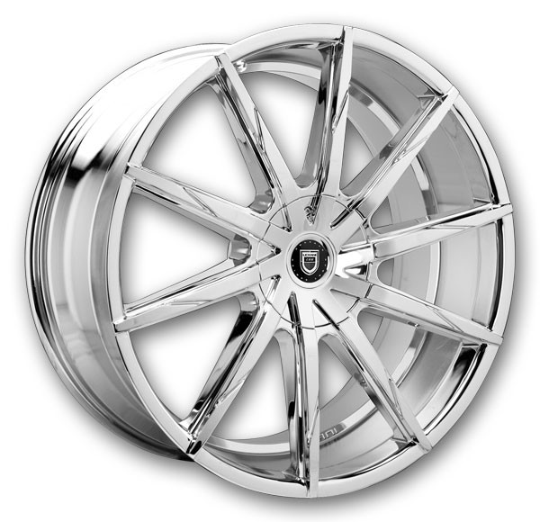 Lexani Wheels CSS-15 HD 24x10 Full Chrome 5x114.3 +38mm 74.1mm