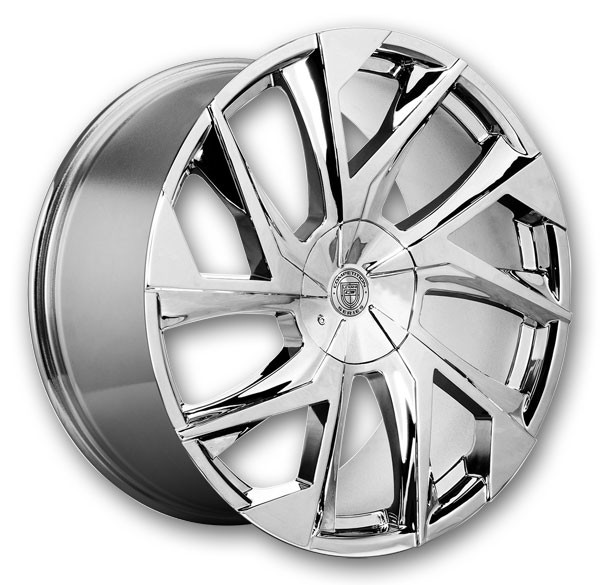 Lexani Wheels Ghost 20x8.5 Full Chrome  +15mm 74.1mm