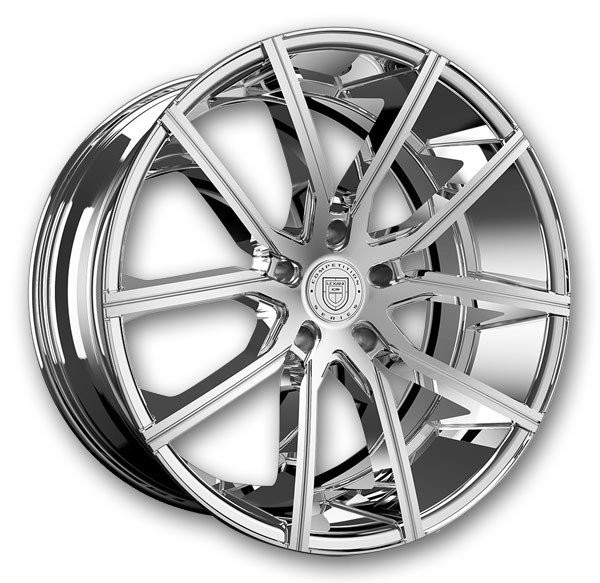 Lexani Wheels Gravity 22x9 Full Chrome 5x114.3 +30mm 74.1mm