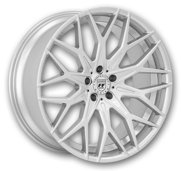 Lexani Wheels Morocco 20x10.5 Silver 5x112 +25mm 74.1mm