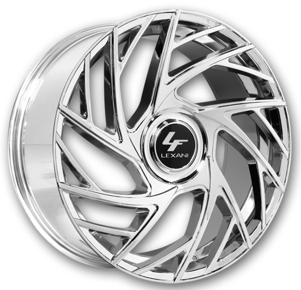 Lexani Wheels Mugello-XL 26x10 Full Chrome 6x139.7 +22mm 74.1mm