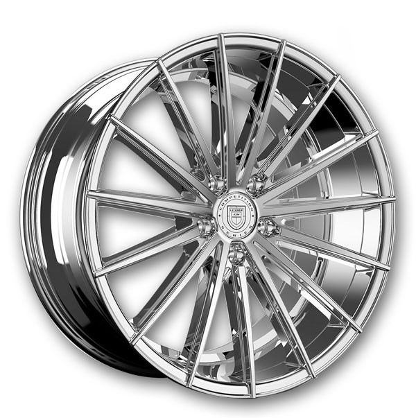 Lexani Wheels Pegasus 20x8.5 Full Chrome 5x112 +42mm 74.1mm