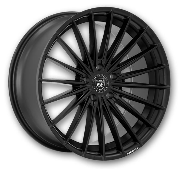 Lexani Wheels Ressa 20x9 Full Gloss Black 5x120 +30mm 74.1mm