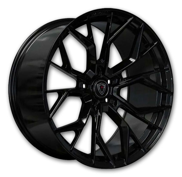 Marquee Wheels M1004 20x9 Gloss Black 5x108 +33mm 66.56mm