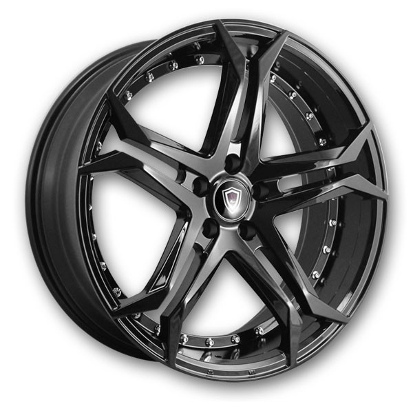 Marquee Wheels M3284 20x9 Gloss Black 5x120 +35mm 72.56mm