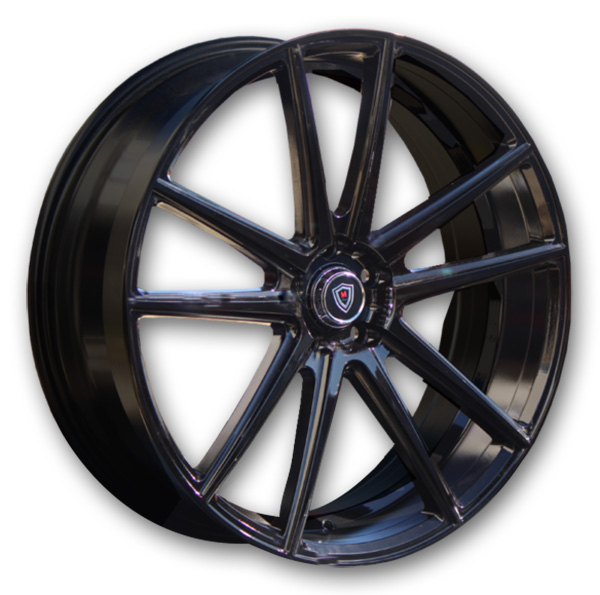 Marquee Wheels M8150 18x8 Gloss Black 5x114.3 +35mm 73.1mm