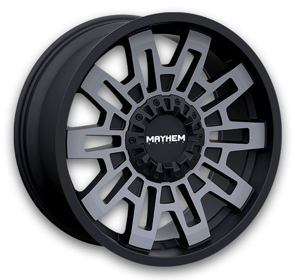 Mayhem Wheels 8113 Cortex 20x10 Matte Black w/ Machined Dark Tint 5x139.7/5x150 -19mm 110mm