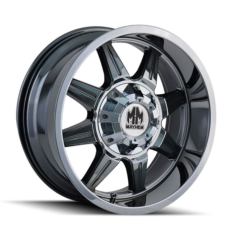 Mayhem Wheels 8100 Monstir 20x9 Chrome 6x135/6x139.7 +0mm 106mm