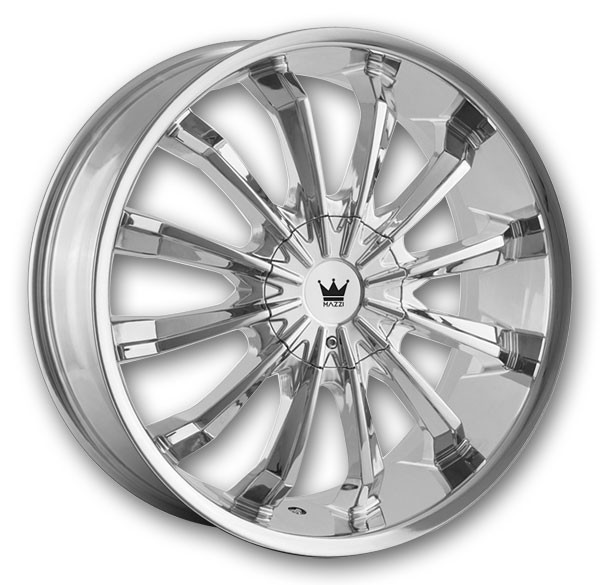 Mazzi Wheels 341 Fusion 20x8.5 Chrome 5x112/5x120 +35mm 74.1mm