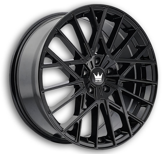 MAZZI Wheels 378 Jinx 18x8 Gloss Black 5x112 +40mm 66.56mm
