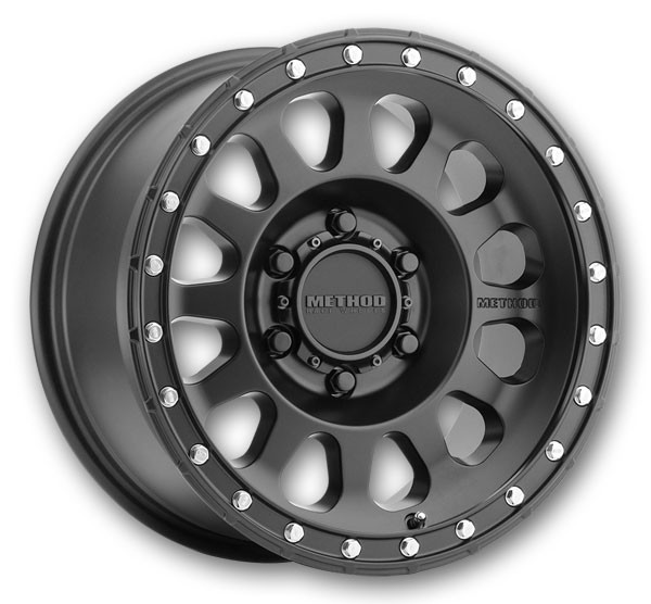Method Wheels MR315 17x8.5 Matte Black 8x165.1 +25mm 131mm