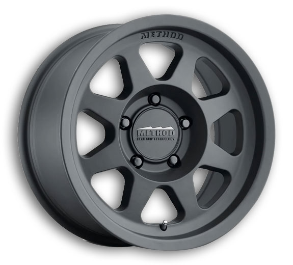 Method Wheels MR701 17x7.5 Matte Black 5x108 +30mm 63.4mm