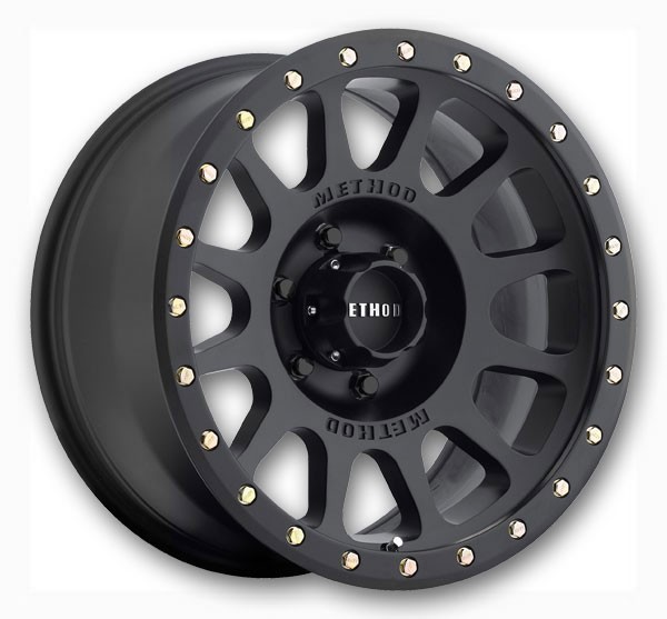 Method Wheels MR305 NV 17x8.5 Matte Black 5x150 +25mm 116.5mm