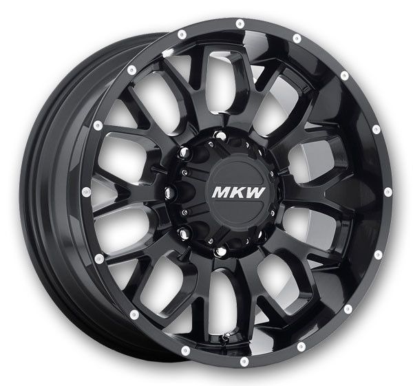 MKW Wheels M95 20x9 Satin Black 8x170 10mm 130.8mm