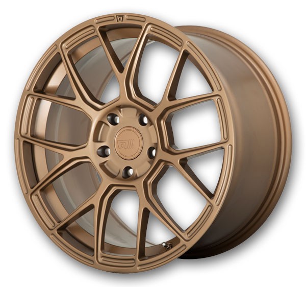 Motegi Wheels MR147 CM7 18x8.5 Matte Bronze 5x114.3 +35mm 72.6mm