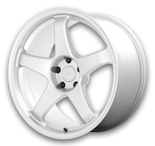 Motegi Wheels MR151 CS5 18x8.5 Hyper Silver 5x108 +42mm 63.36mm