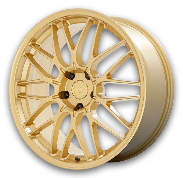 Motegi Wheels MR153 CM10 19x8.5 Rally Gold 5x100 +30mm 56.15mm
