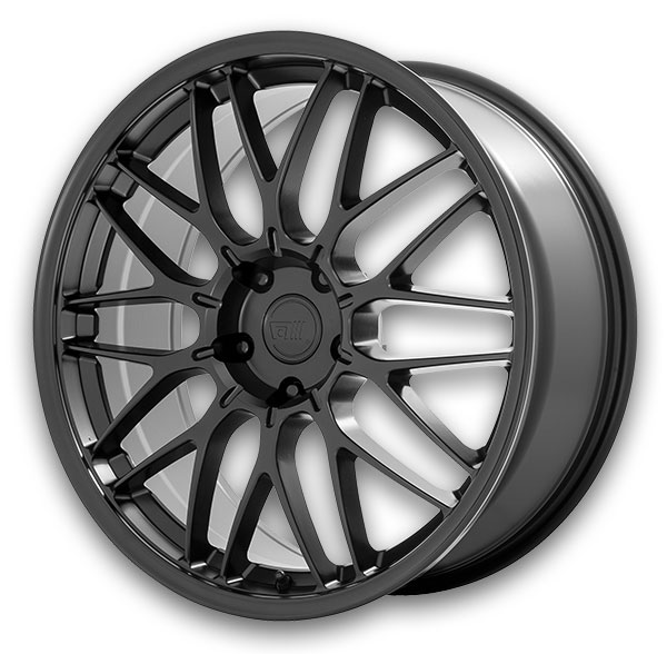 Motegi Wheels MR153 CM10 19x9.5 Satin Black 5x100 +40mm 56.15mm