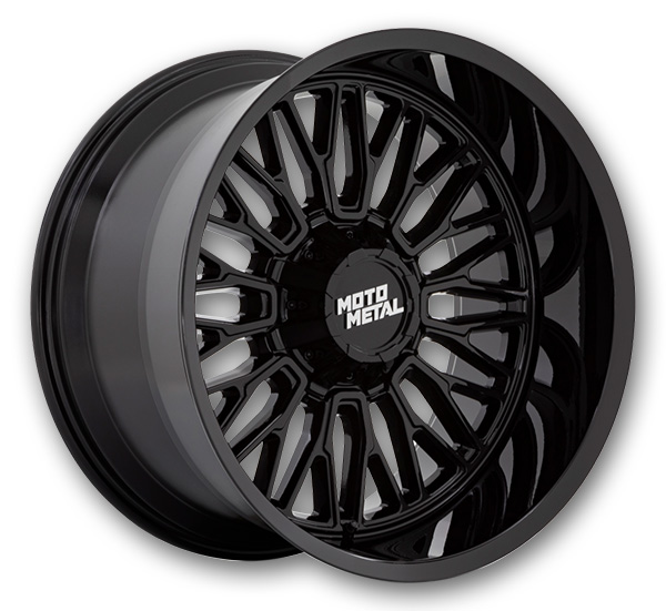 Moto Metal Wheels Stinger 20x9 Gloss Black 5x127/5x139.7 18mm 78.1mm