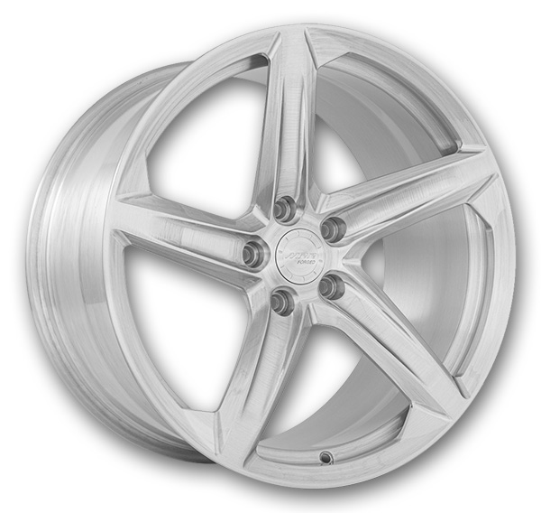 MRR Wheels F23 Forged 21x12 Brushed Clear 5x120 +52mm 66.9mm