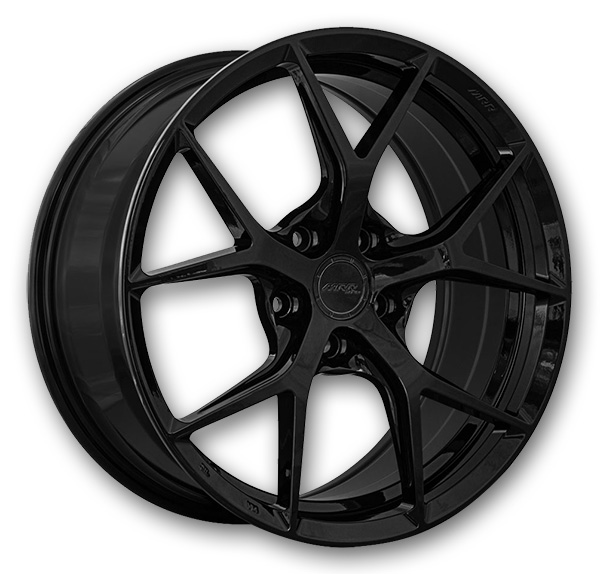MRR Wheels FS6 19x9.5 Gloss Black 5x112 +25mm 66.6mm