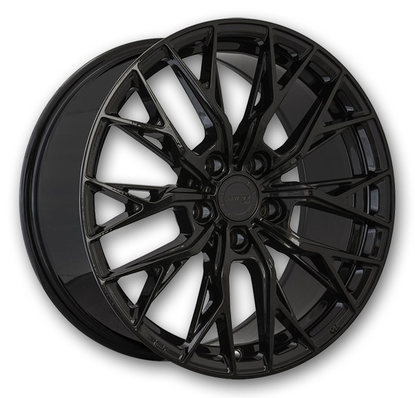 MRR Wheels GF5 20x10 Black 5x120 +23mm 72.6mm