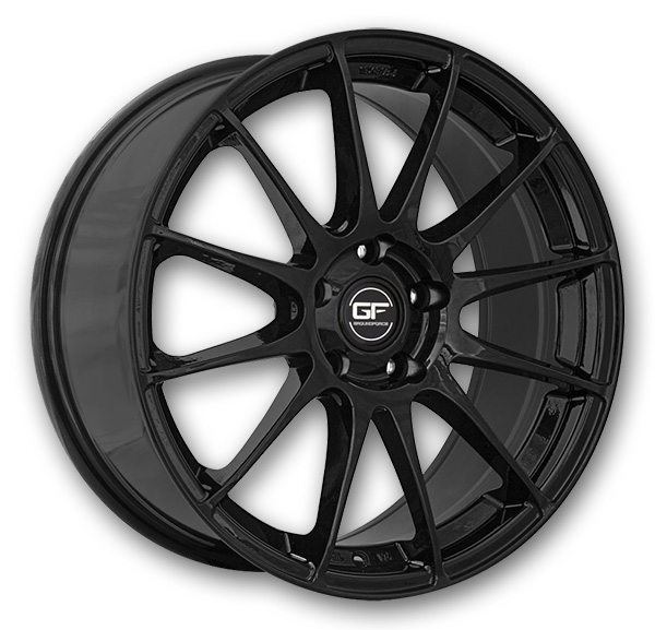 MRR Wheels GF6 19x8.5 Black 5x112 +25mm 66.6mm