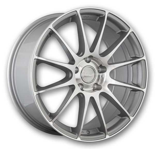 MRR Wheels GF6 19x8.5 Silver Machine Face 5x108 +35mm 73.1mm