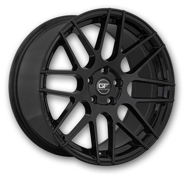 MRR Wheels GF7 19x8.5 Black 5x112 +25mm 66.6mm