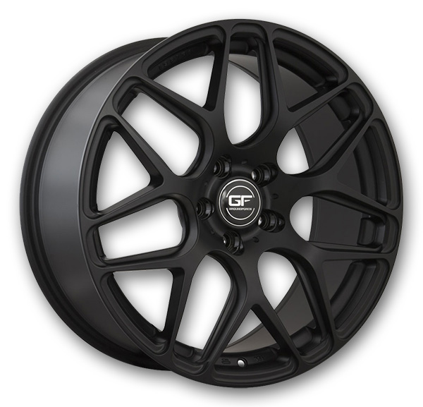 MRR Wheels GF9 19x8.5 Matte Black 5x112 +25mm 66.6mm