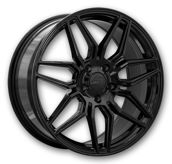MRR Wheels M024 20x12 Gloss Black 5x120 +50mm 70.3mm