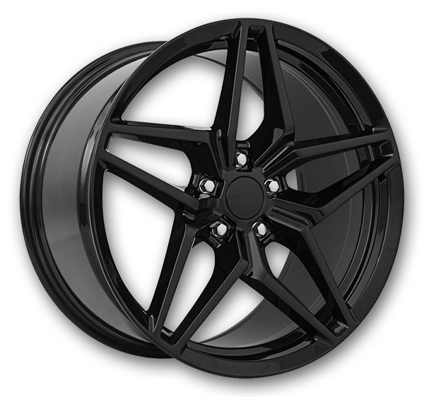 MRR Wheels M755 19x8.5 Gloss Black 5x120 +38mm 66.9mm