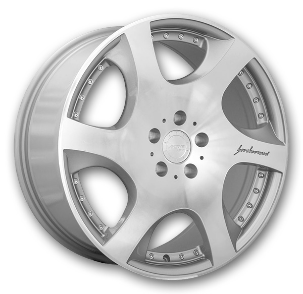 MRR Wheels VP3 20x10.5 Silver Machine Face 5x112 +25mm 66.6mm