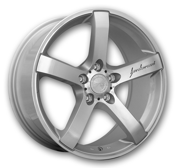 MRR Wheels VP5 19x8.5 Silver Machine Face 5x108 +35mm 73.1mm