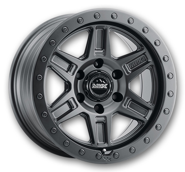 MVX Offroad Wheels VX61 17x9 Matte Black 6x139.7 -12mm 106.1mm