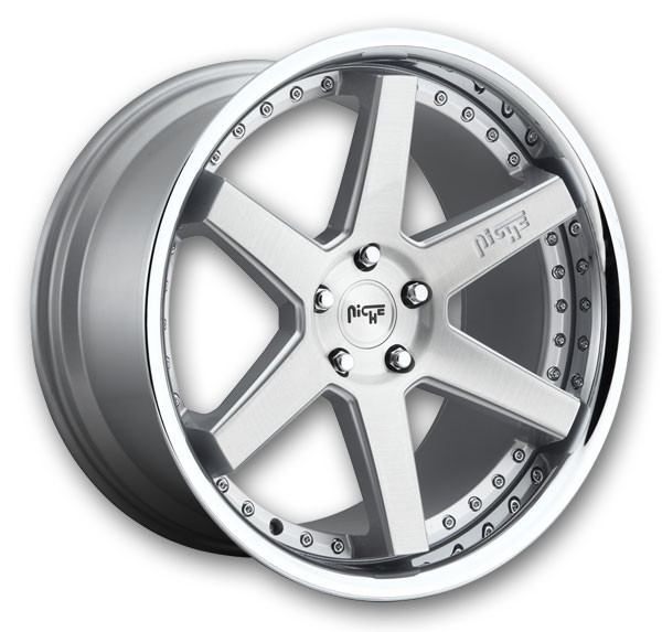 Niche Wheels Altair 20x10.5 Gloss Silver 5x120 +35mm 72.5mm