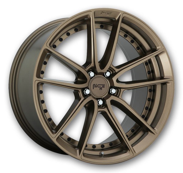 Niche Wheels DFS 18x8 Matte Bronze 5x114.3 +30mm 72.6mm
