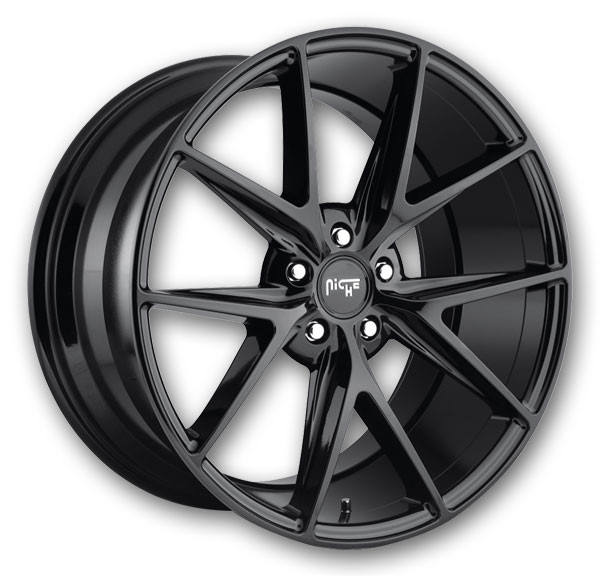 Niche Wheels Misano 20x10 Gloss Black 5x114.3 +40mm 72.6mm