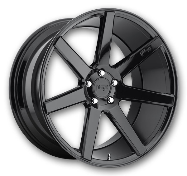 Niche Wheels Verona 18x8 Gloss Black 5x114.3 +40mm 72.6mm