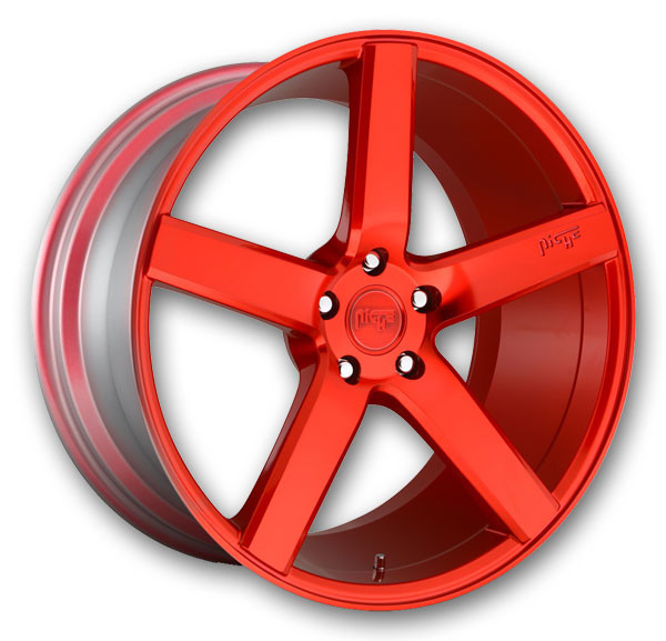 Niche Wheels Milan 20x10.5 Candy Red 5x120 +35mm 72.6mm