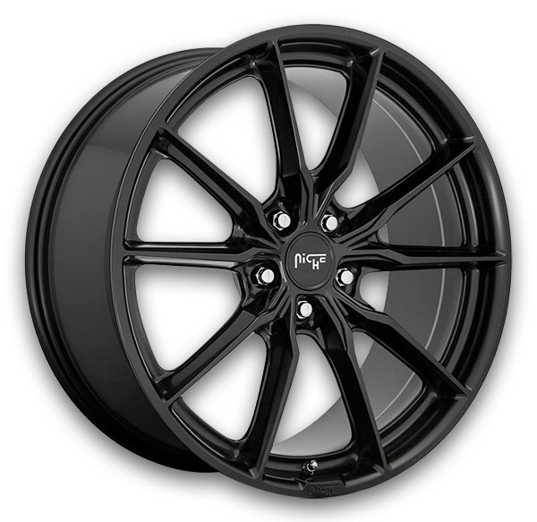 Niche Wheels RAINIER 22x10.5 Matte Black 5x115 +20mm 72.56mm