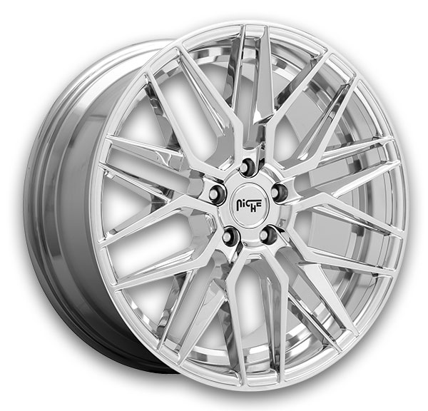 Niche Wheels Gamma 22x9 Chrome 5x115 +15mm 71.5mm